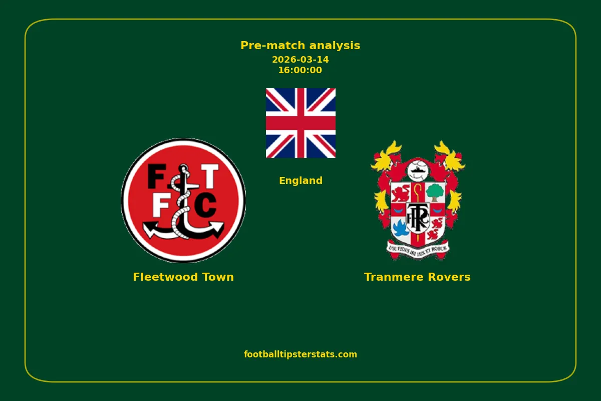 Pre-match analysis: Fleetwood Town vs Tranmere Rovers on 2026-03-14